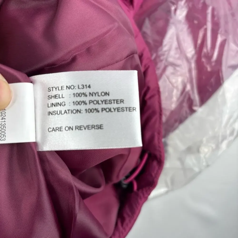 NWT Port Authority Plum Color Puff Vest, Small - Picture 9 of 11